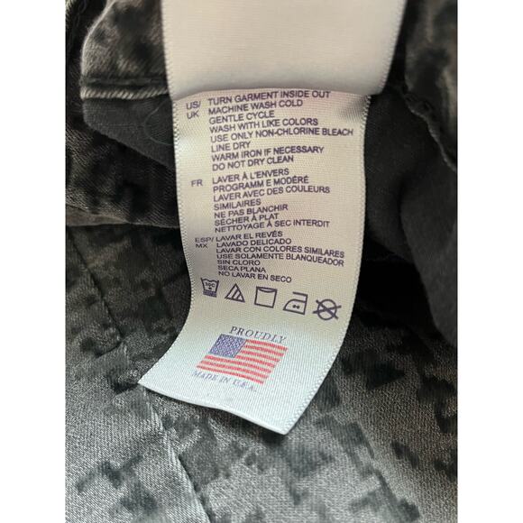 NYDJ Super Skinny Slim Black Mid Rise Lift Tuck Stretch Velvet Texture Jeans 4 - Picture 8 of 12